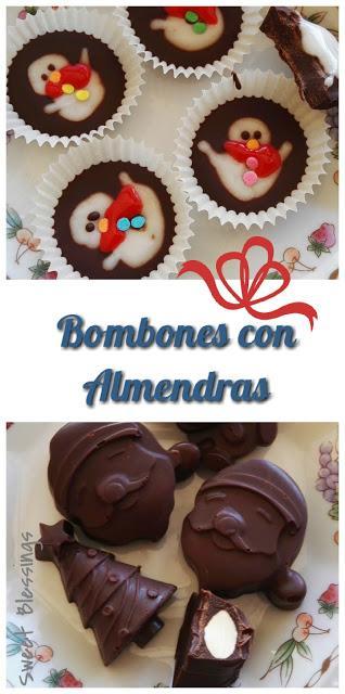 Bombones con almendras