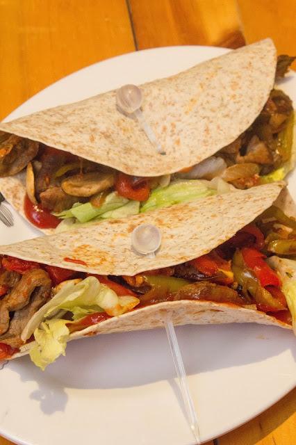 Fajitas de ternera fit