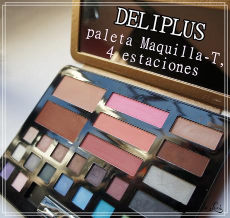 DELIPLUS, paleta Maquilla-T, 4 estaciones