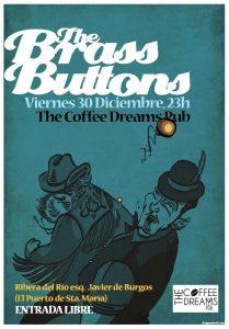 CRÓNICA CONCIERTO THE BRASS BUTTONS | THE COFFEE DREAMS PUB