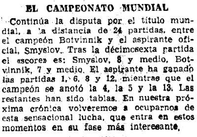 Los Mundiales de Torán - Botvinnik vs Smyslov 1957 (4)