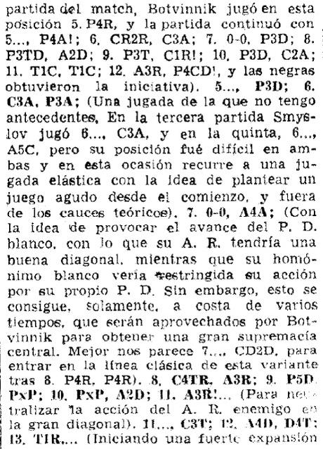 Los Mundiales de Torán - Botvinnik vs Smyslov 1957 (4)