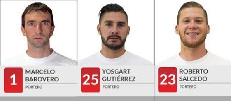 Jugadores del Necaxa para el Clausura 2017