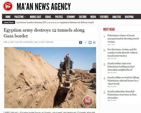 Egipto destruye 12 túneles de Hamas.