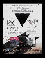 Concierto de The Sweet Metal Band, Crawling From Hell y The Great Destroyer X en Sala Republik