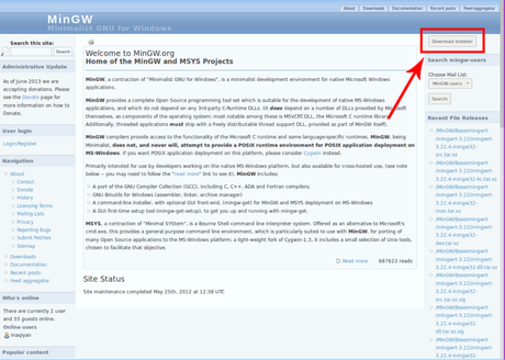 Descargar MinGW en Windows