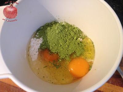 Tiramisú de Té Matcha en vasitos