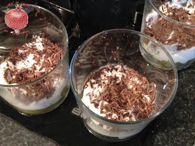 Tiramisú de Té Matcha en vasitos