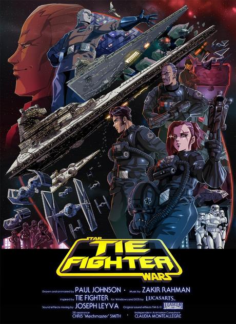 Poster TIE Fighter Anime