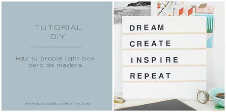 DIY | Haz tu propia light box pero de madera DIY | Haz tu propia light box pero de madera