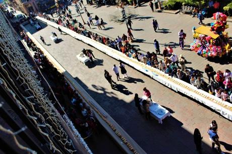Se parte rosca de más de 150 metros en Plaza de Armas