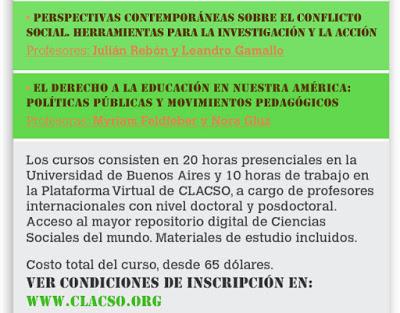 Clacso. Seminarios de Verano