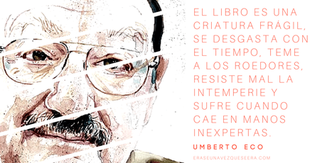 Cita de Umberto Eco sobre los libros