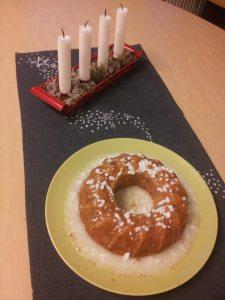 Pastel de almendras y naranjas