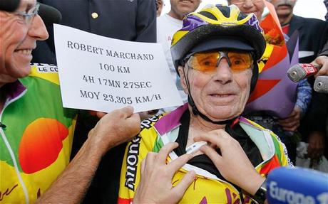 Robert Marchand el ciclista francés de 105 años que estableció un record