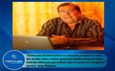 HAY COSAS RARAS Y EXTRAÑAS EN LA UNDC… Advierte Jorge Brignole