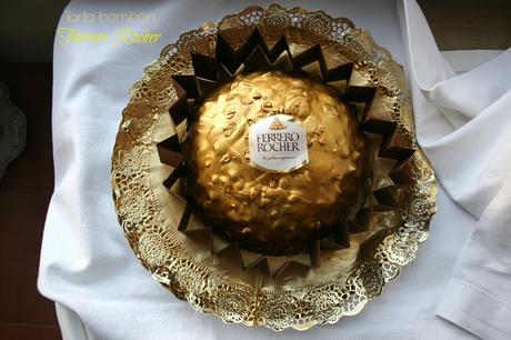 Tarta bombón Ferrero Rocher