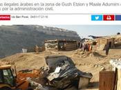 Demolidas estructuras ilegales colonos (árabes)