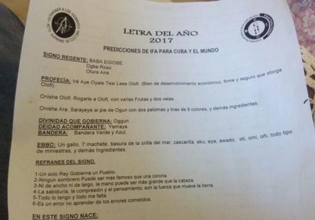 En Conferencia de Prensa los sacerdotes de IFA en Cuba explican “La letra del Año”