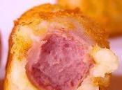 Salchichas envueltas patata