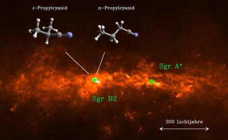 Los elementos claves para la vida son más comunes en el centro de nuestra galaxia.