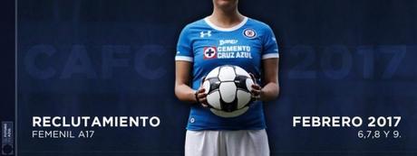 Información para reclutamiento del equipo femenil de Cruz Azul Información para reclutamiento del equipo femenil de Cruz Azul