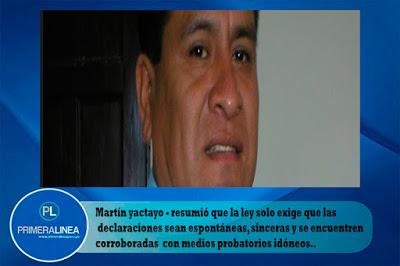 Para que caigan los de arriba ? ACOGERSE A LA CONFESIÓN SINCERA…