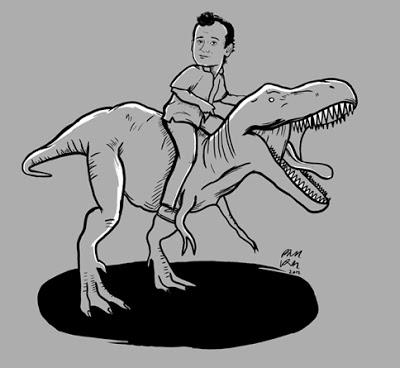 Bill Riding A T-Rex