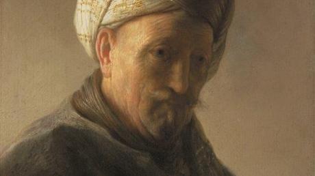Rembrandt: Hombre oriental con turbante