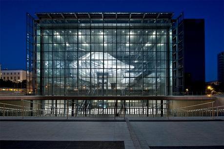 Foto de la Nube de Fuksas en el EUR. Foto de Vanity Fair Italia.