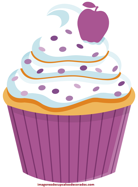 imagenes de cupcakes en dibujo animados
