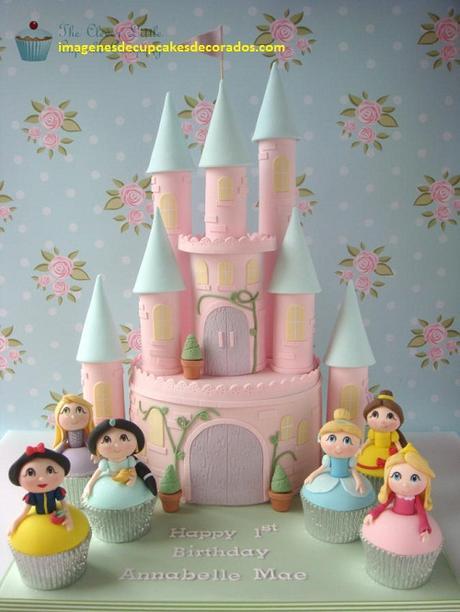 imagenes de cupcakes de princesas disney