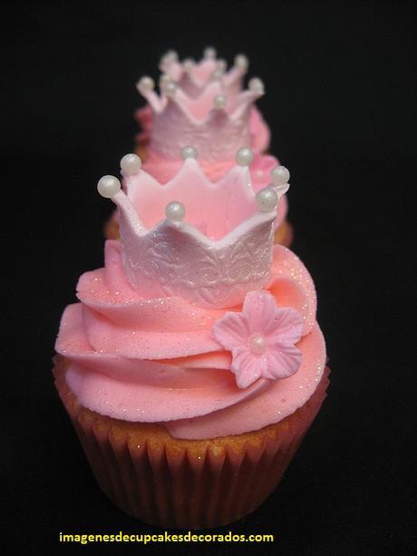 imagenes de cupcakes de princesas decorados