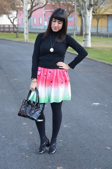 Watermelon skirt