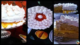 Tarta de naranjas y nata