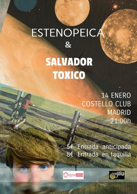 Concierto de Estenopeica y Salvador Tóxico en Costello Club