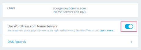 Cambiar servidores de nombres en wordpress