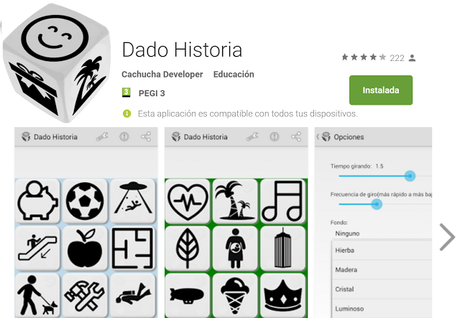 Dado Historia, #app para generar historias Dado Historia, #app para generar historias