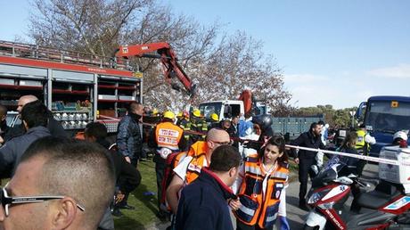 Imágenes  y videos del atentado terrorista de Jerusalem.