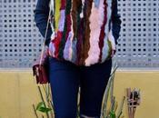 Chaleco pelo multicolor