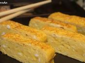 Tamagoyaki (tortilla enrollada) cocina japonesa