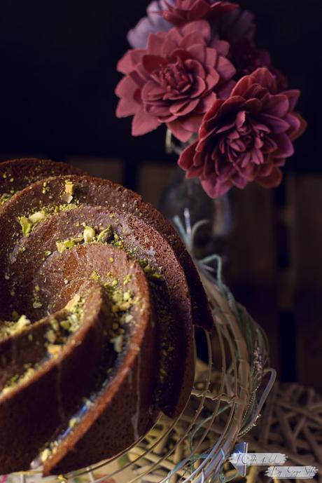 Bundt Cake de Pistacho y Chocolate Blanco