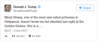 Altura de Meryl Streep descompone a Trump [+ audio]