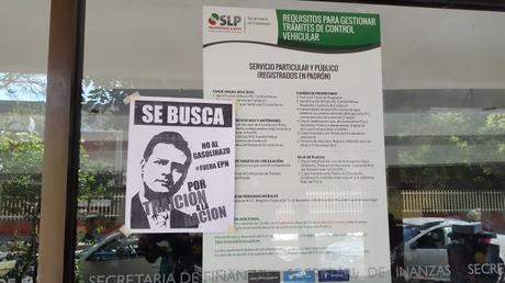 Clausuran simbólicamente oficinas de finanzas por el gasolinazo