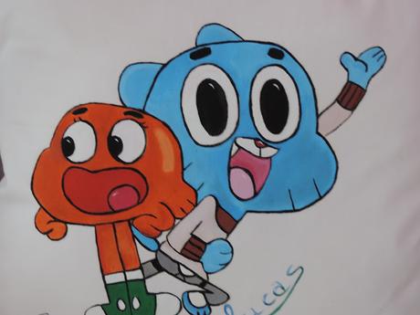 COJIN DE GUMBALL Y DARWIN