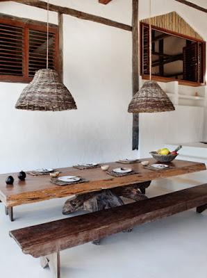 Comedores en Estilo Rustico