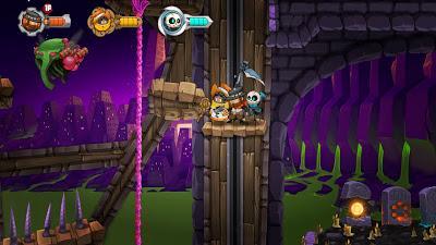 Grave Danger es un nuevo plataformas cooperativo inspirado en The Lost Vikings