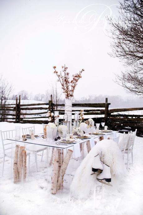 Winter Wedding Decor Flowers Toronto Muskoka