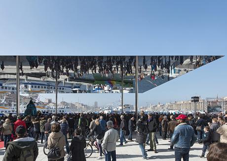 dezeen_Vieux-Port-pavilion-by-Foster-Partners_ss_3 PABELLÓN ESPEJO EN VIEUX PORT DE FOSTER