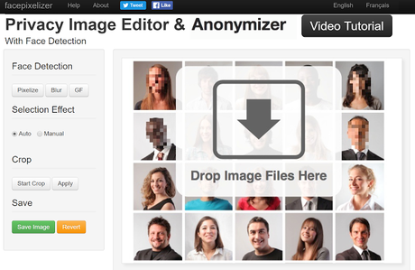 Facepixelizer, editor de gratuito de imágenes especializado para pixelar rostros